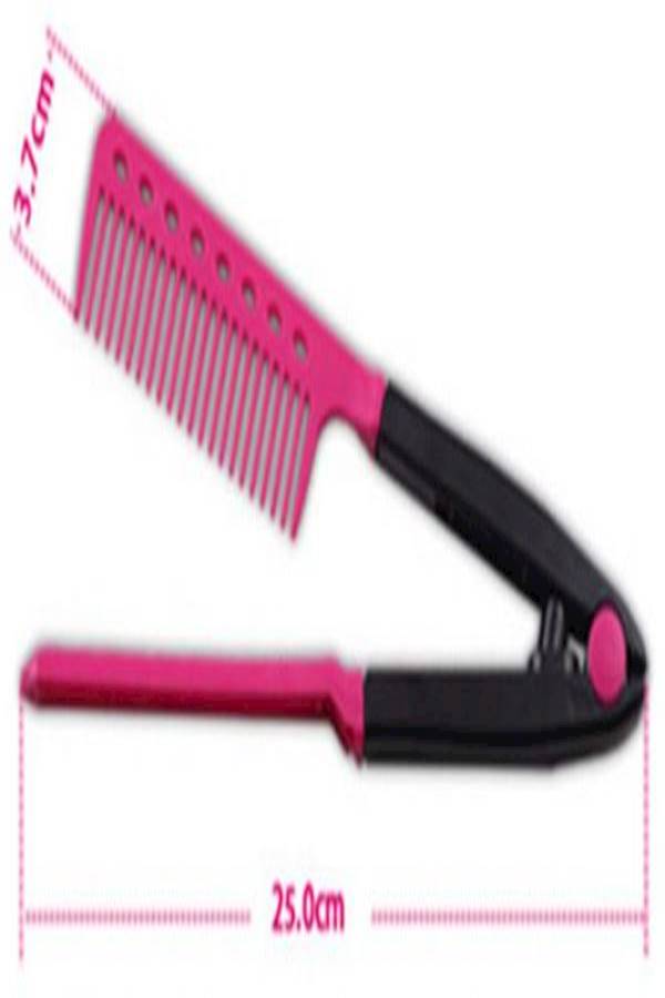 Generic - V-Shaped Comb Pink/Black - Image 1