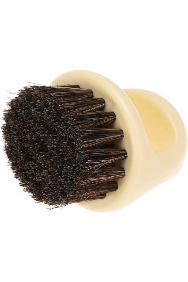 Mustache/Beard Facial Brush Dark Brown 6.4x6.2x5.4cm