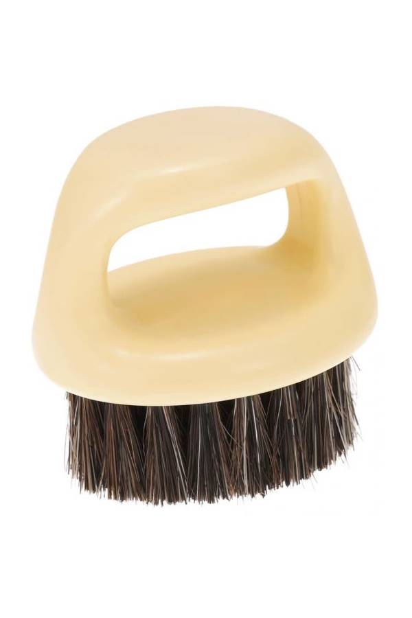Mustache/Beard Facial Brush Dark Brown 6.4x6.2x5.4cm