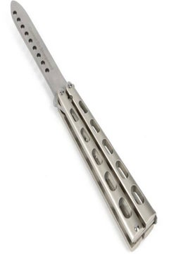 Balisong Style Knife Comb Silver - v1555003159/N23438301A_1