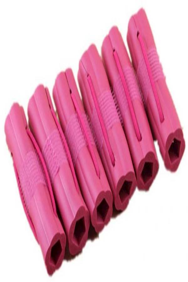 6-Piece Curling Rollers Pink - Image 4