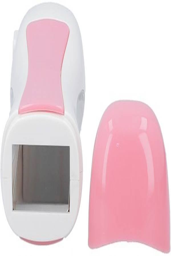 واي ام جهاز تسخين شمع لإزالة الشعر برأس مزود بكرة دوارة أبيض/ وردي - Image 3