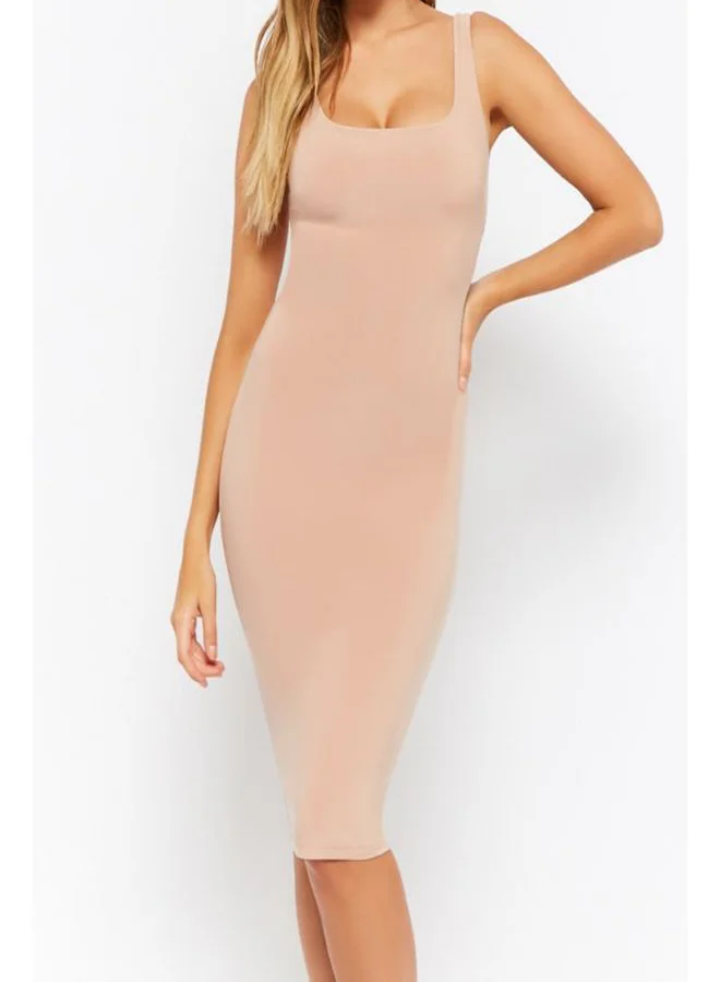 FOREVER 21 Scoop Neck Cutout Dress