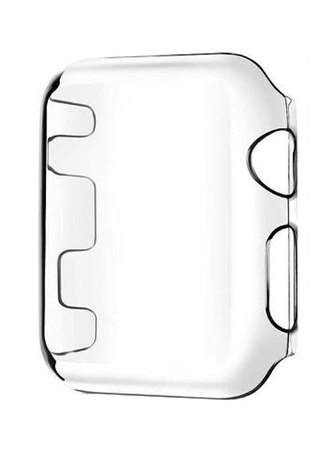 Premium Plastic Hard Screen Protective Case cover For Smart Watch Series 3 White 