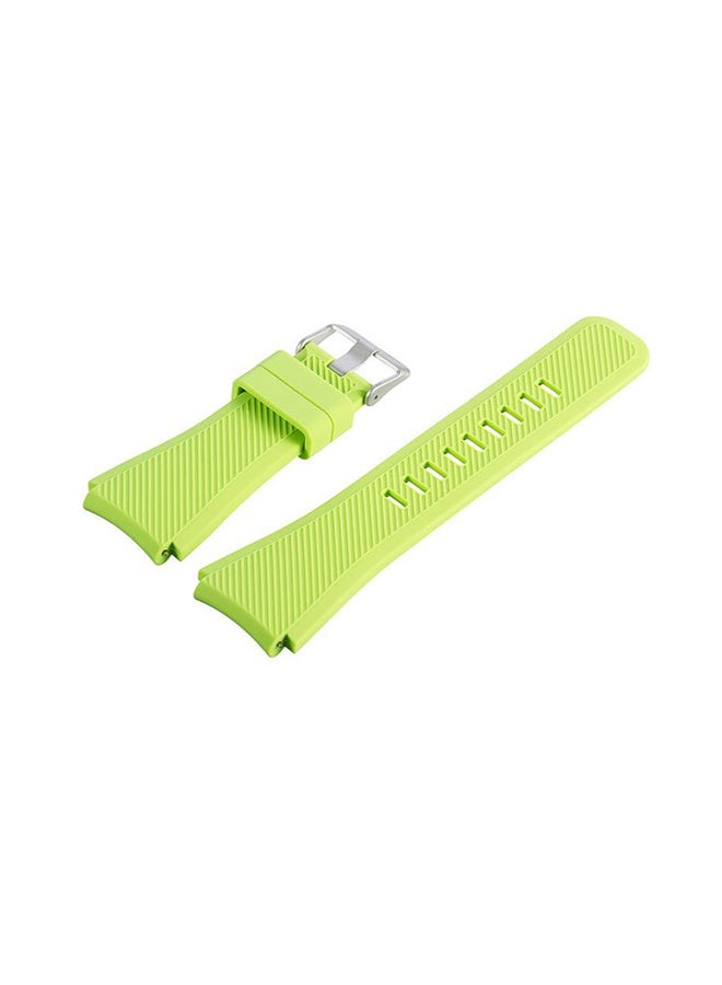 Silicon Replacement Sport Strap Band For Gear S3 Frontier / Classic Watch Green - Image 1