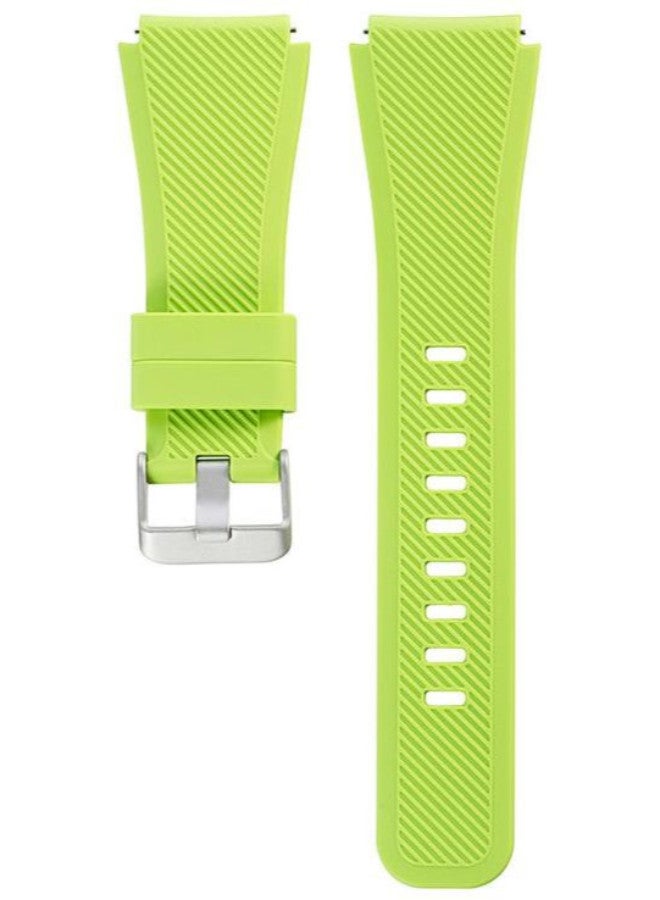 Silicon Replacement Sport Strap Band For Gear S3 Frontier / Classic Watch Green - Image 2