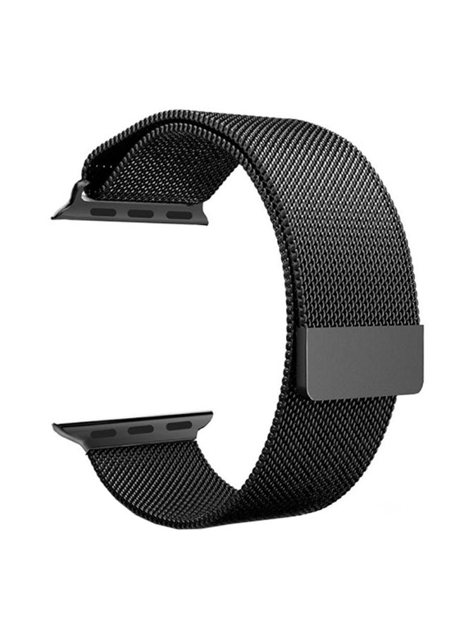 Generic - Metal Watch Strap For Smart Watch Black - Image 1