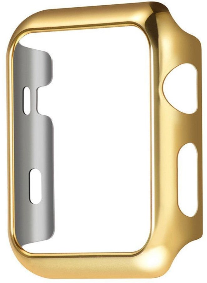 غطاء واقي لساعة أبل السلسلة 2 42 مم ذهبي - Image 2