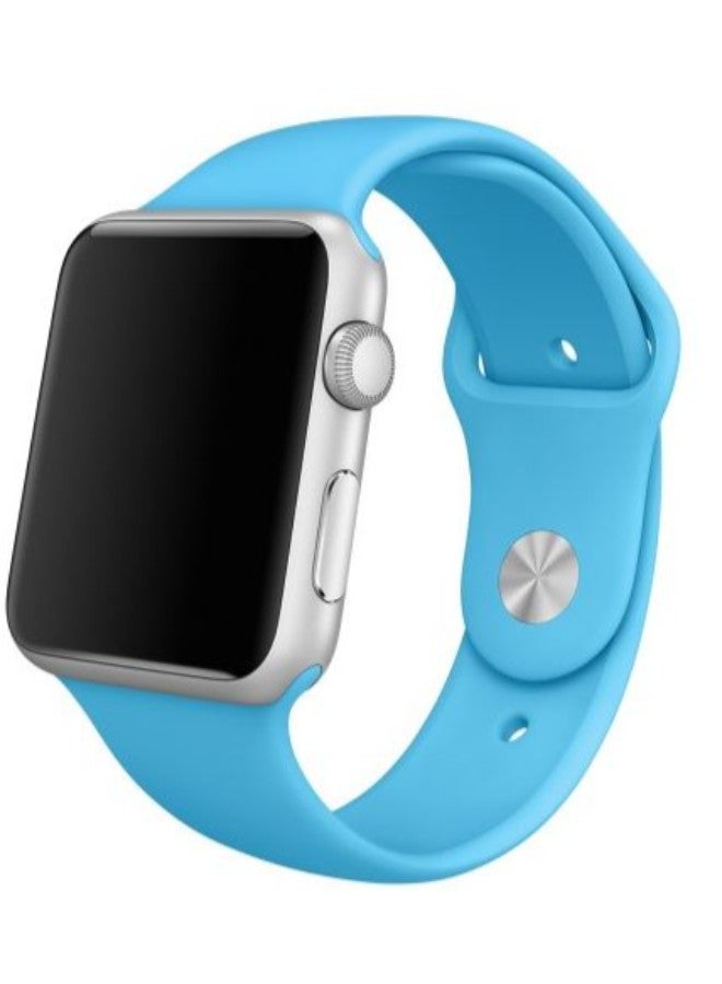 Generic - Silicone Loop Sport Band For Apple Watch Blue - Image 1
