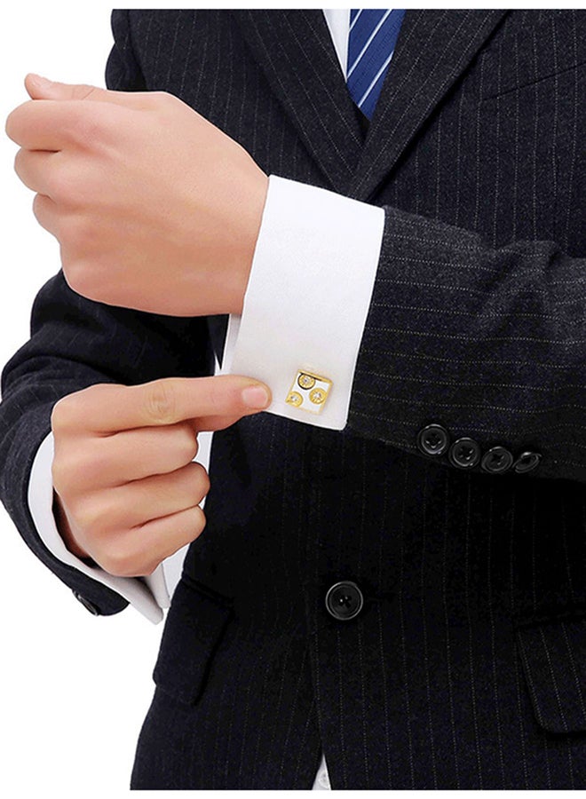 Generic - Diamond Encrusted Shirt Cufflinks - Image 1