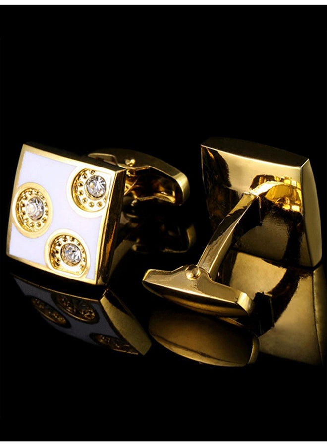 Generic - Diamond Encrusted Shirt Cufflinks - Image 1