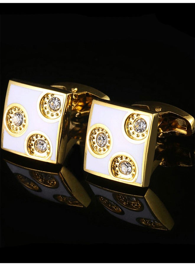 Generic - Diamond Encrusted Shirt Cufflinks - Image 1