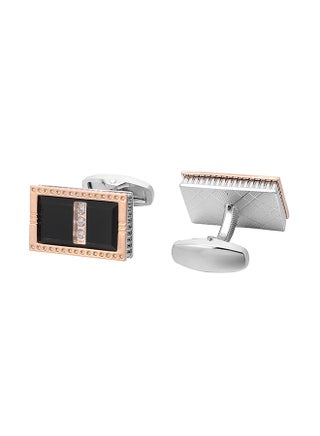 French Style Two-Tone Shirt Cufflinks - v1555044637/N23201922A_1