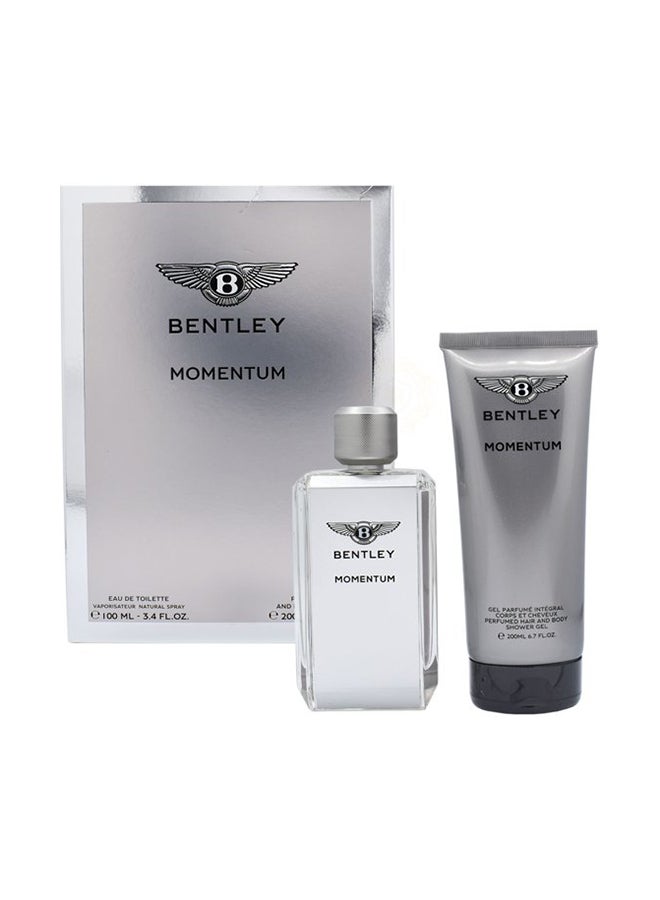 BENTLEY - Momentum EDT Gift Set Shower Gel - 200 ml, EDT - 100 ml - Image 1