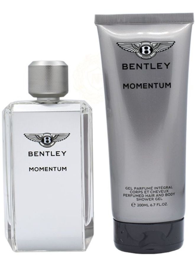 BENTLEY - Momentum EDT Gift Set Shower Gel - 200 ml, EDT - 100 ml - Image 1