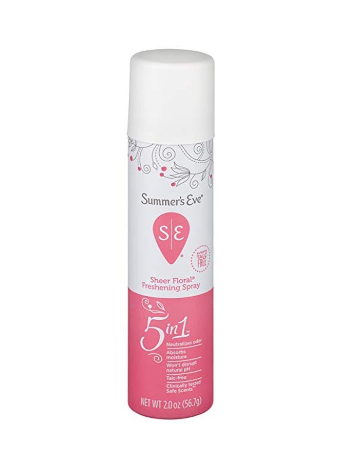Summer's Eve - Sheer Floral Freshening Spray sheer floral 56.7grams - Image 1