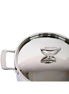 Balzano Florence Stainless Steel Sauce Pot With Lid Steel 18 Centimeter Steel 18 Centimeter  - Image 3
