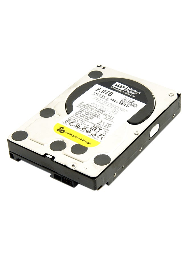 دبليو دي محرك أقراص صلبة ويسترن ديجيتال SATA بسعة 2000 جيجابايت من فئة الشركات أسود