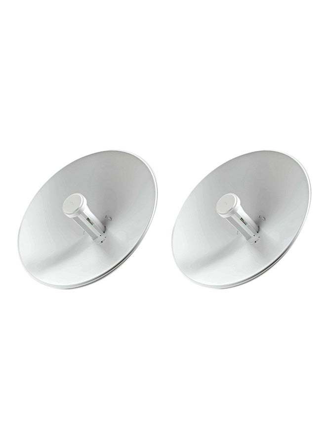 UBIQUITI Outdoor Frequency 5Ghz 25dbi 400mm Reflector Dish PBEM54 White 