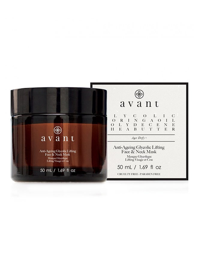 Avant Skincare - Anti-Ageing Glycolic Lifting Face And Neck Mask 50ml - Image 1