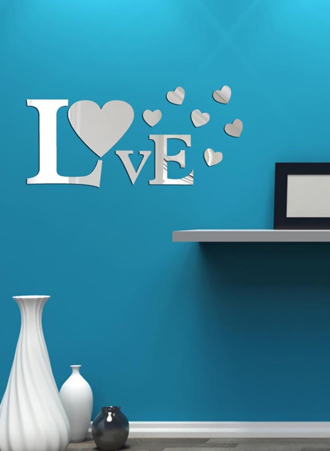 Desire 10-Piece 2016A-15 Decorative Mirror Set Clear 45x21cm - Image 2