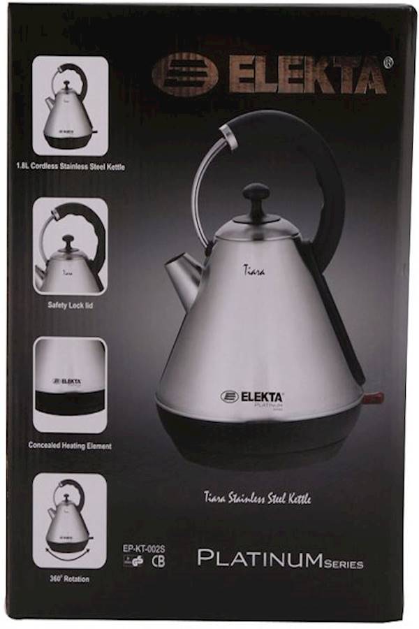 اليكتا غلاية كهربائية 1.8 لتر 1.8 L EPKT002S فضي - Image 5