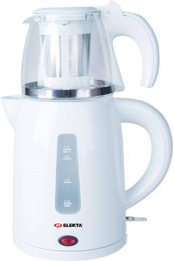 اليكتا غلاية كهربائية بسعة 1.7 لتر وبقدرة 1680-2000 وات 1.7 L EKTM3017 أبيض - Image 2