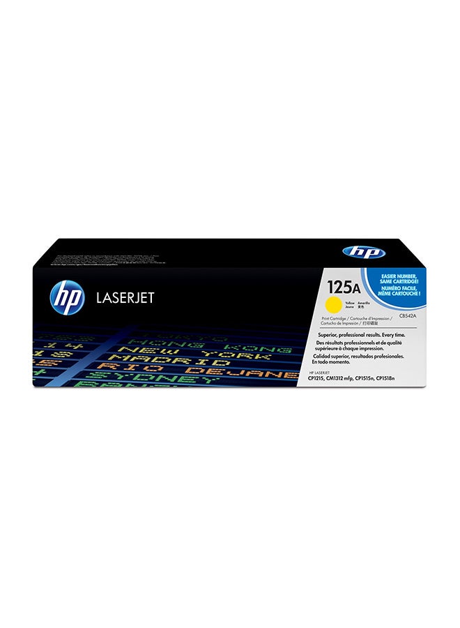 HP 125A LaserJet Printer Toner Cartridge Yellow