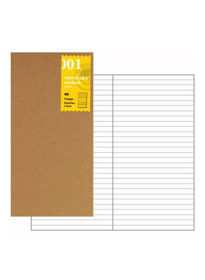 Midori Way Midori Traveler'S Notebook (Refill 001) Ruled
