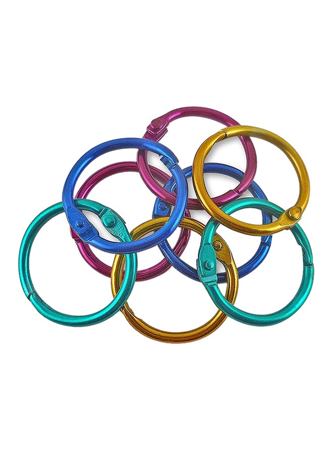 The Classics The Classics 1-Inch Diameter 50 Count Book Rings In Assorted Bright Colors (Tpg-189) 