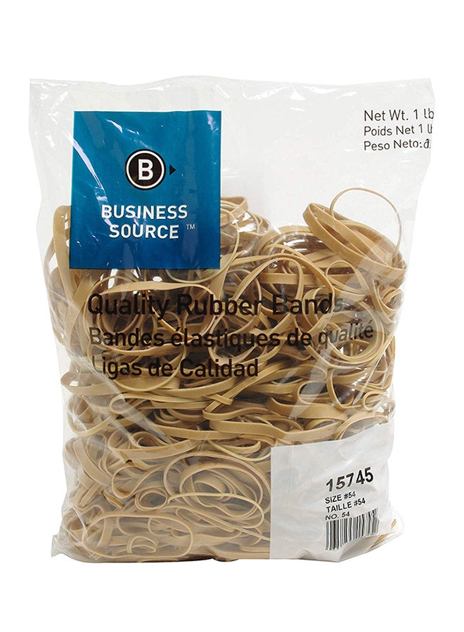 عبوة أربطة مطاطية مقاس 54 بوزن 1 رطل بأطوال مختلفة