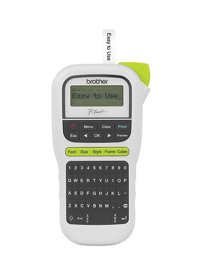 brother Portable Label Maker White/Black - Image 1