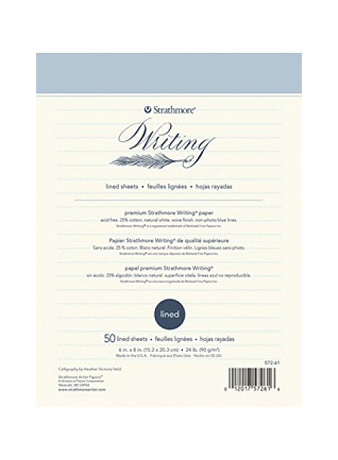 Strathmore 500 Series Writing Pad, Lined, 8.5 