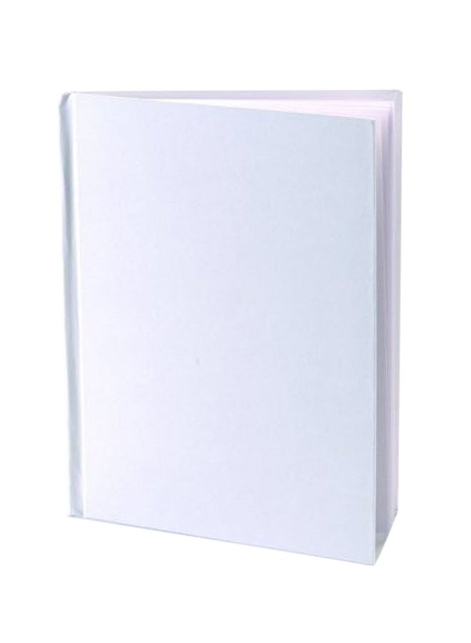 Ashley Productions White Blank Books With Hardcovers 8.5