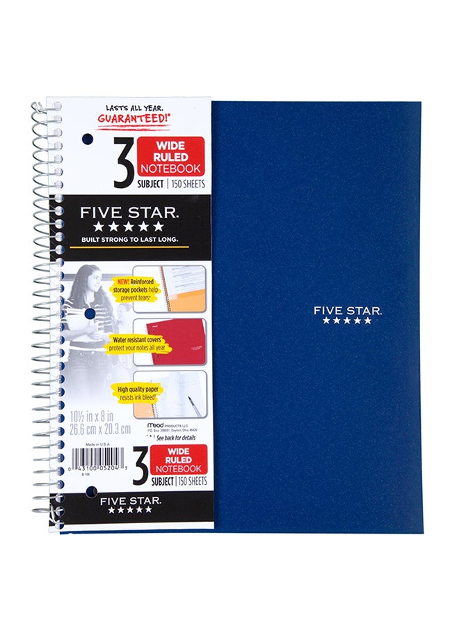 Mead - Five Star 3-Subject Notebook--06210 - Image 1