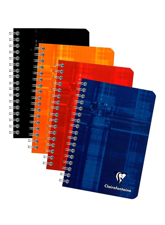 Clairefontaine Clairefontaine Classic Wirebound Notebooks 3 1/2 In. X 5 1/2 In. Ruled 90 Sheets, Colors May Vary 