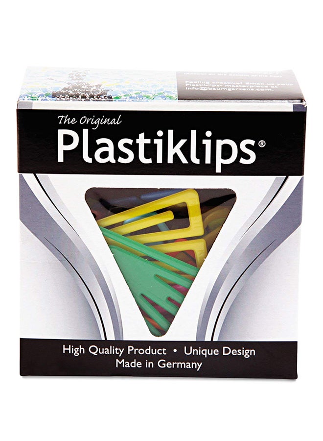 Paper Clips Medium Size 500 Pack Assorted Colors (Lp-0300)