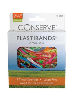 2-1/8-Inch Plastibands (Bausf5000) Assorted Colors, 200 Pieces - v1555065275/N22189502A_1