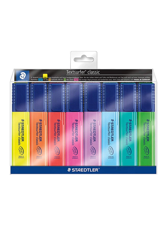 ستدلر طقم هايلايتر تكستسورفر الكلاسيكي من 8 قطع