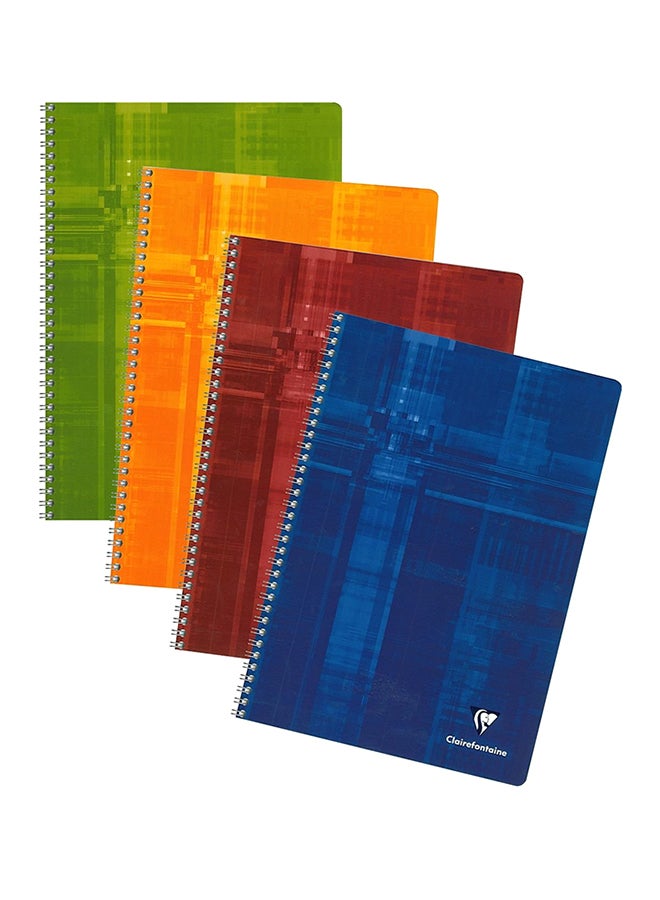 Clairefontaine Clairefontaine Classic Wirebound Notebooks 8 1/4 In. X 11 3/4 In. Ruled With Margin 50 Sheets 