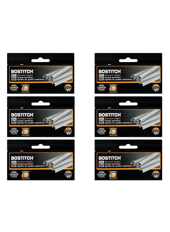 بوستيتش أوفيس عبوة اقتصادية من 6 صناديق دباسات B8 باور كراون فاخرة من ستانلي بوستيتش مقاس 1/4 بوصة