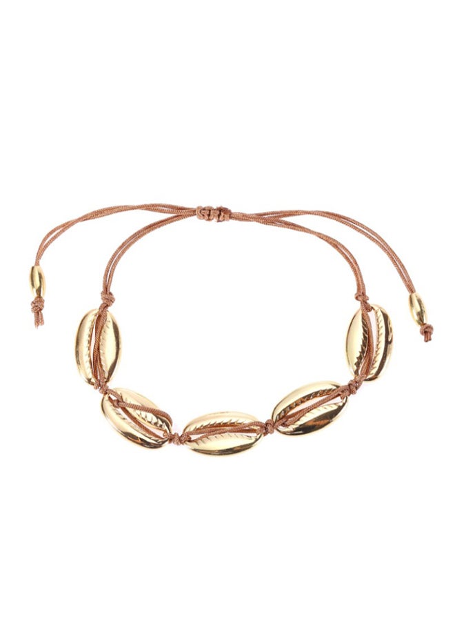 Gold Plated Seashell Bracelet - v1555073446/N22860183A_1