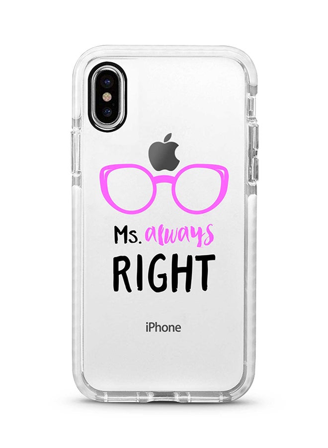 Stylizedd Protective Case Cover For Apple iPhone XS Max Ms. Always Right