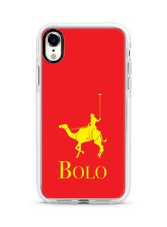 Protective Case Cover For Apple iPhone XR BOLO Red Full Print