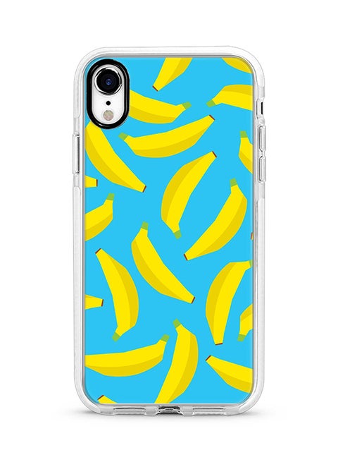 Protective Case Cover For Apple iPhone XR Scattered Bananas Full Print