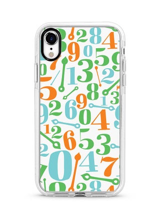 Protective Case Cover For Apple iPhone XR Clockwork Counting Full Print - v1555076484/N23554798A_1