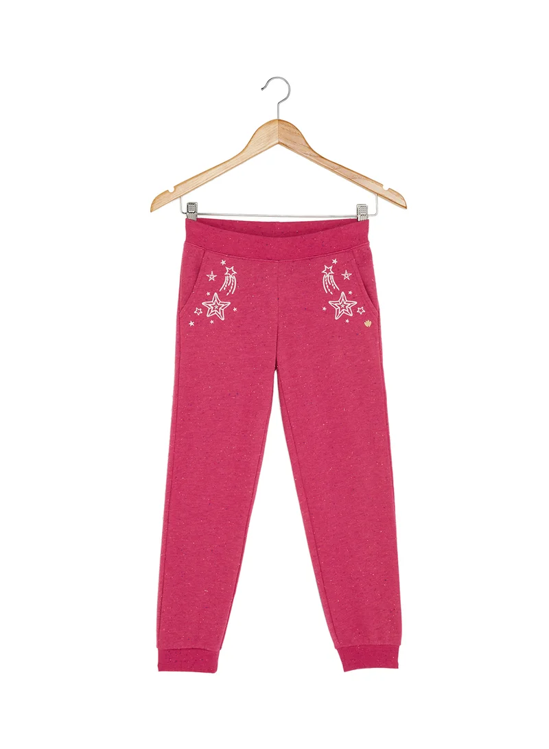 Juicy Couture Kids Solid Joggers Pink