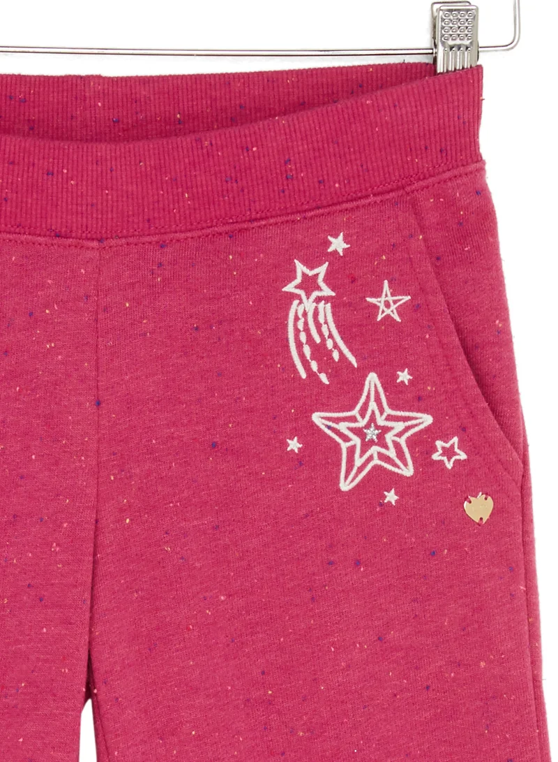 Juicy Couture Kids Solid Joggers Pink