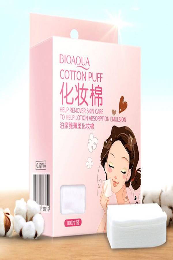 Generic 100-Piece Makeup Removal Cleansing Pads Set White  - Image 2