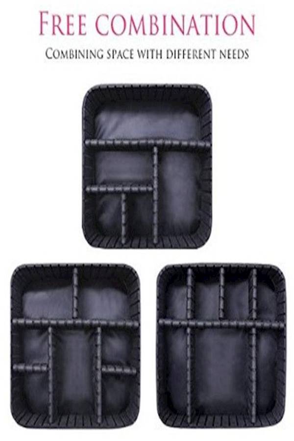 Makeup Organizer Bag Black - Image 4